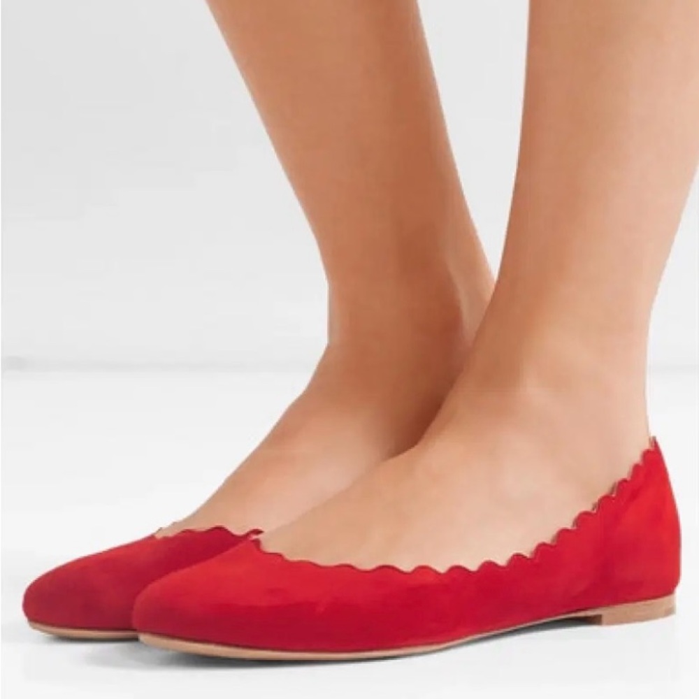 Chloé | Scalloped Ballet Flat - Picture 3 of 7